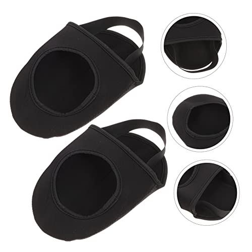 Couvre-chaussures cyclisme imperméables élastiques et légers noirs - 4