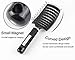 Professional Curved Vented Styling Hair Brush Barber Hairdressing Styling Tools Fast Drying Hair Detangling Massage Brushes (Pink)
