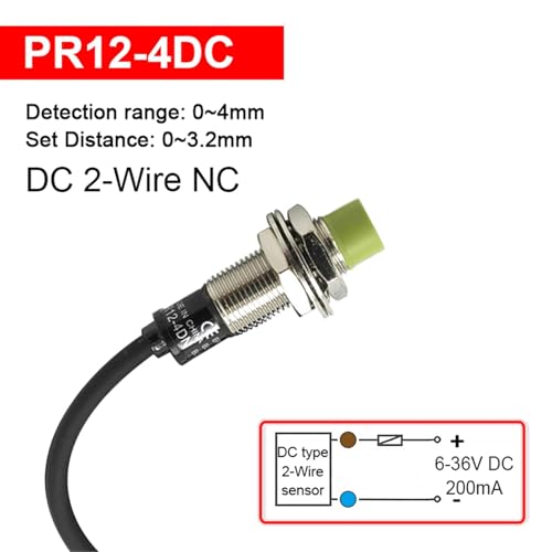 Capteur de proximité PR12-4DN détection 4mm haute précision - 2