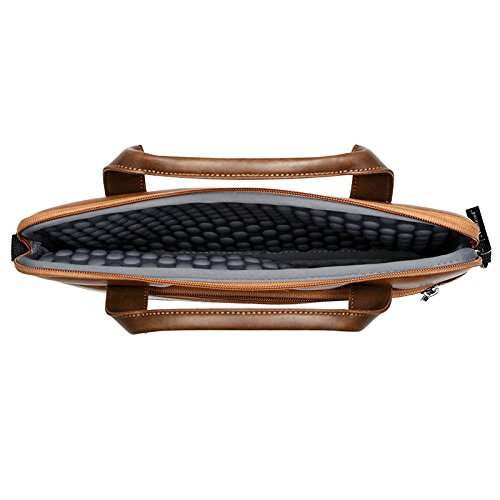 Image of Stuffcool Lush Shoulder Sleeve for Upto MacBook 15 inch Inch / 15.4 inch Inch & Laptop 14 inch - Brown