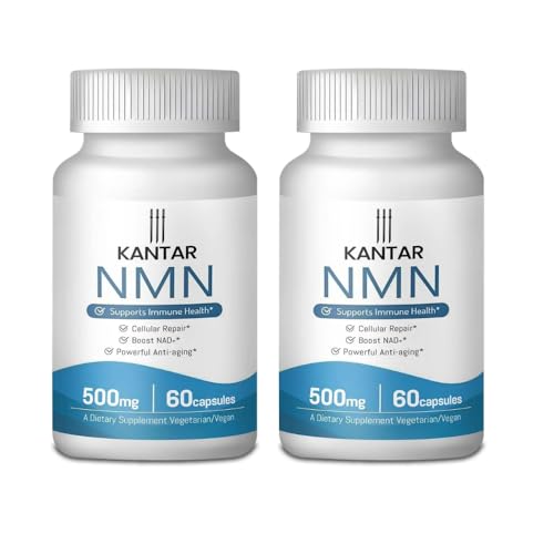 Pack of 2 NMN Nicotinamide Mononucleotide 500mg - 60 Capsules