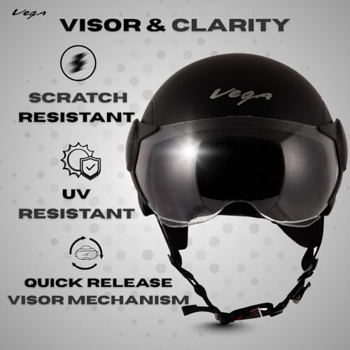 Image of Vega Atom Black Helmet-M
