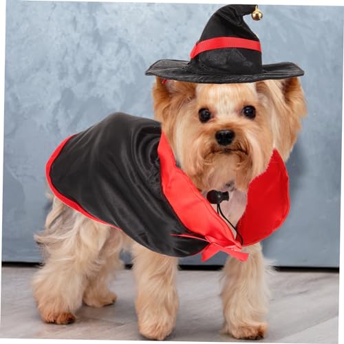 Disfraz alas de murciélago para perros y gatos Halloween miniatura 3