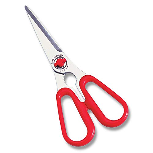 CANARY Japanese Heavy Duty Multifunction Kitchen Shears with Nutcracker/Washable Come Apart Rust-Resistant Stainless