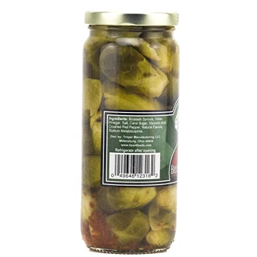 Amish Wedding Hot Pickled Brussels Sprouts 16Oz thumb #4