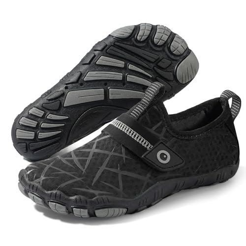 Image of SEEKWAY Barefoot Water Shoes for Kids - Wide Toe Box and Quick-Dry Sand Shoes Toddler for Hiking Swim Beach Pool Kayak Sport Accessories, Camping Essentials Must-Haves for Boys Girls Sizes