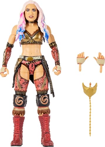 Mattel WWE Elite Action Figure & Accessories Series #125 Set 6-inch Collectible Giulia with 25 Articulation Points & Swappable Hands
