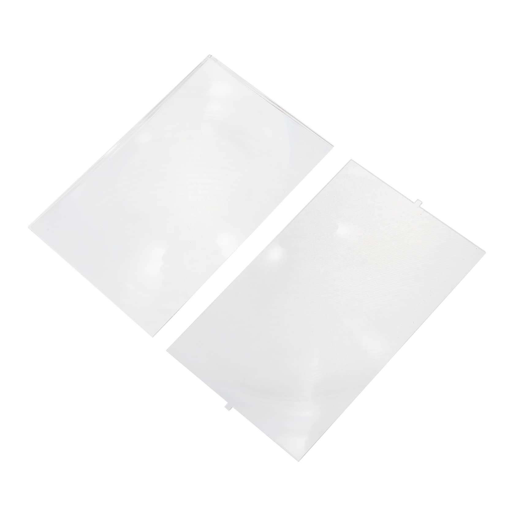 BEBEMOKO 2pcs Fresnel Lenses for Large Monitor Giant Projector Material Acrylic Flexible Practical