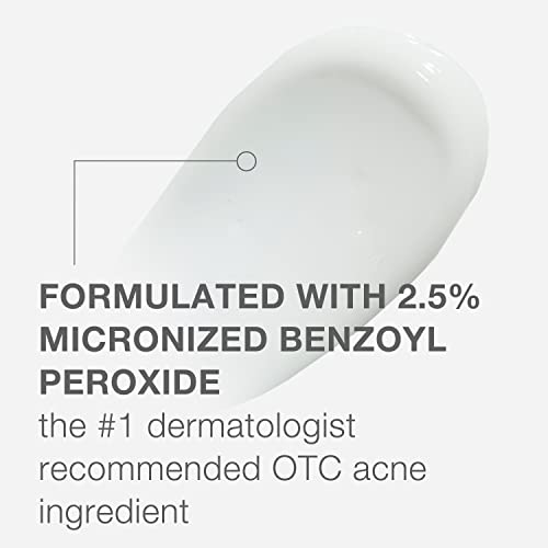 Neutrogena Stubborn Acne Am Face Treatment With 2.5% Micronized Benzoyl Peroxide Acne Medicine, Oil-Free Daily Facial Treatment To Reduce Size & Redness Of Breakouts, Paraben-Free, 2 Oz #TOP1