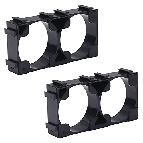 Heyiarbeit 50Pcs 21700 Lithium Ion Cell Double Battery Holder Bracket For Diy Battery Pack 21.7Mm Hole Dia #TOP28