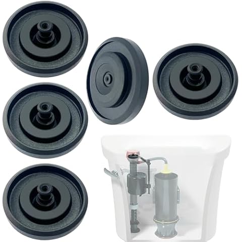 83143 Toilet Fill Valve Seal Replacement Part Compatible with Kohler Toilet Tank Fill Valve Rubber Seal Diaphragm - Durable, Easy DIY Fix (Pack of 5) Cover