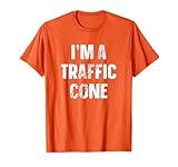 I'm A Traffic Cone Shirt Adult Kids Costume Funny Halloween T-Shirt