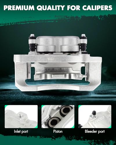 Image of SCITOO Front Left Brake Caliper With Bracket 18-B4891 Compatible For Dodge Ram 1500 2006-2008 For Dodge Ram 2500 2003-2008 For Dodge Ram 3500 2003-2008 For Dodge Ram 4000 2005-2008