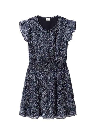 Vestido Pepe Jeans Imabel de algodon suave azul navy para ninas