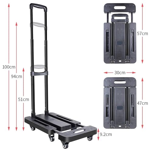 Carrito plegable de mano y portátil multiusos para camping y hogar, ligero, para un fácil transporte, versátil cochecito al aire libre para viajes y aventuras