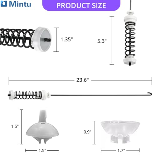 Suspension Rod Kit Replacement For Kenmore 110.20022010 110.20022011 110.20022012 110.20022013 110.20022014 110.20222510 110.20222511 110.21102010 110.21102011 110.21102012 110.21102013 Washer Etc by Mintu - Image 2