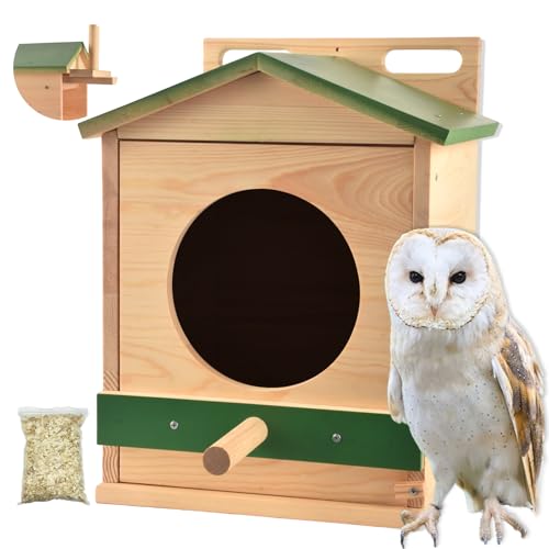 Large Wooden Owl Nesting Boxes for Outdoors