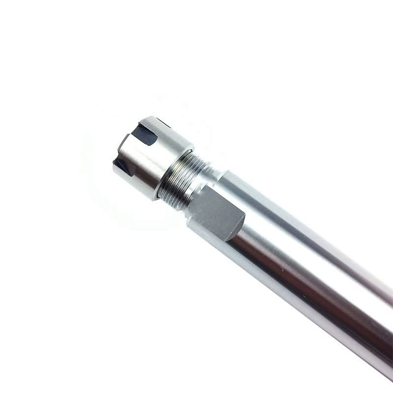 1Pcs C6 C8 C10 ER8 ER11 ER16 ER20 ER25 ER32 60L 100L 150L Collet Chuck Holder CNC Milling Lengthen Tool Carrier (Color : M Type Nut, Size : C6-ER8-60L)