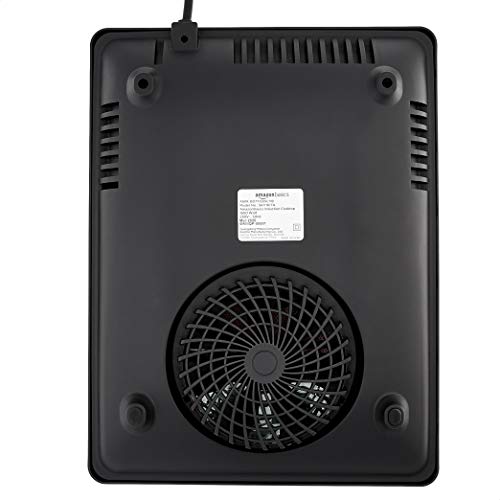 AmazonBasics Induction Cooktop 1600 Watt (Black) Shop Ready