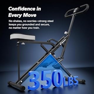 Squat Machine, MERACH R07 2 in 1 Squat Rowing Machine, Easy Setup & Foldable Exercise Equipment, Glute Trainer Machine, Glutes & Leg Home Workout Machine(Dark Gray)