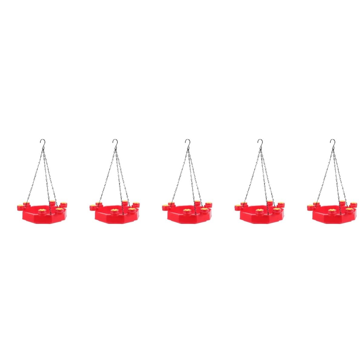 Yardwe 5 Piezas Comedero para Colibríes El Pájaro Comedero para Pájaros Decoración Al Aire Comedero Inteligente para Pájaros Ojo De Pájaro Patio Interior Herramienta Jaula