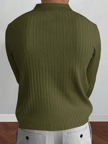 Image of Noble Monk Relax Fit |Textured| Lycra | Polo Neck T-Shirt