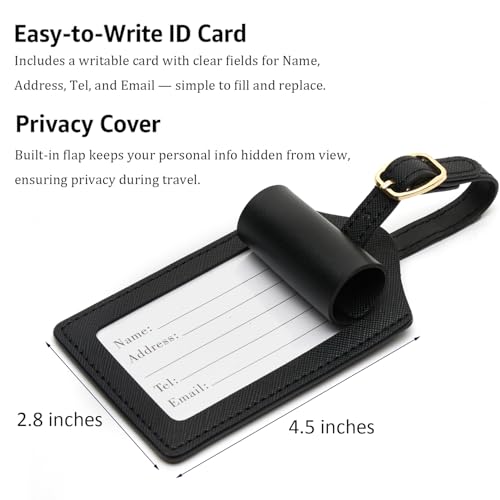 Hubby and Wifey Embroidered Luggage Tags, EST. 2025 Wedding Gift for Couples, Honeymoon Suitcase Tags, Travel Accessories, Bag Tags, Bridal Shower Engagement Gifts (Est 2025)2