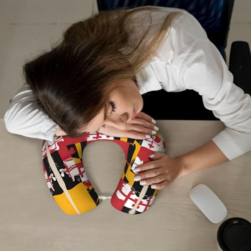 Almohada para cuello poliéster tamaño único negra miniatura 7