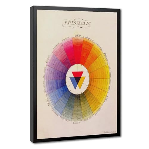 Impression sur toile vintage haut de gamme de la roue prismatique Moses Harris