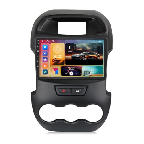 Autoradio 2 DIN Ford Ranger Android 15 Carplay écran 9 pouces