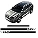 Adesivo per gonna a righe laterali porta auto, per Peugeot 3008 GT Line 2021 2020 2019 2018 2017   , 3 pezzi Adesivo per gonna a strisce laterali per auto da corsa Sport Car Hood