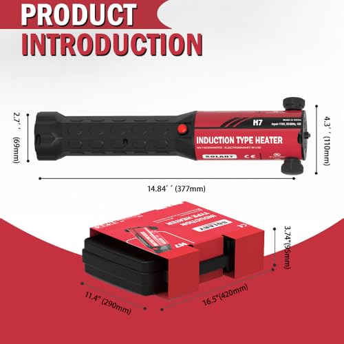 Solary 1200W Pro Induction Heater Kit