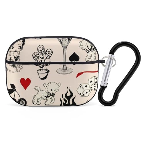 Ή AirPods Pro2 P[X xeB xeBu[v Jrit h~ Sʕی ϏՌ CX[dΉ j v[g Black-style-14