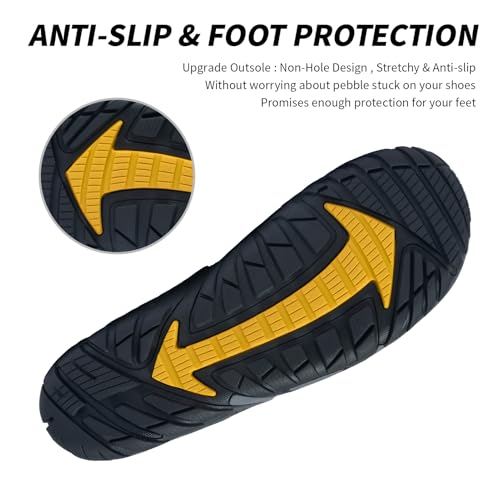 Image of SOBASO Water Shoes Women Men Hiking Dry Aqua Beach Swim Surf Shoes for Outdoor Fish Hiking Pool