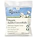 Cotton Balls Organic by Sky Organics (100 ct.), Fragrance & Chlorine-Free Cotton Balls, 100% Biodegradable Jumbo Absorbent Cotton Balls, Cruelty-Free & Natural Cotton Balls for Nail & Make-up Removal
