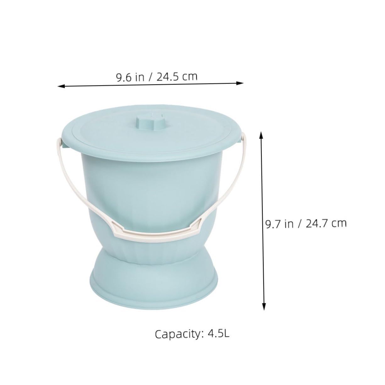 NOLITOY Portable Urinal Bucket Plastic for Boys and Girls Adults Elderly Travel Pee Bottle for Men Women