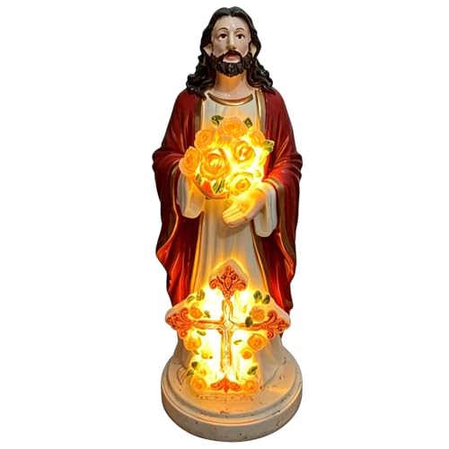 Figurine de Jésus Christ de collection en résine avec finitions soignées