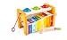 Hape Pound & Tap Bench with Slide Out Xylophone - Award Winning Durable Wooden Musical Pounding Toy for Toddlers, Multifunctional and Bright Colours