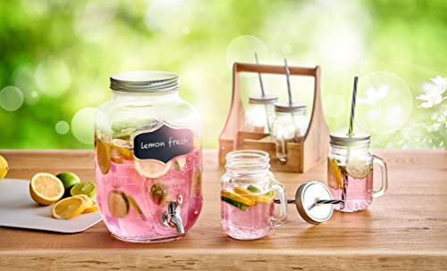 Distributeur de boisson en verre pour buffets et fêtes