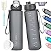 AOHAN Trinkflasche 1l, Wasserflasche BPA Frei, Sport Trinkflasche Kohlensäure Geeignet, Auslaufsicher Motivierende Sportflasche Mit Filter für Fahrrad, Fitness, Wandern und Schule Ort mit günstig Kaufen-AOHAN Trinkflasche 1l, Wasserflasche BPA Frei, Sport Trinkflasche Kohlensäure Geeignet, Auslaufsicher Motivierende Sportflasche Mit Filter für Fahrrad, Fitness, Wandern und Schule