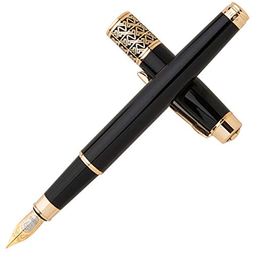 VIDOO Füllfederhalter Schwarz Und Helle DREI-Stift-Stift Tinte Geschenk-Box-Set Für Studenten-Business