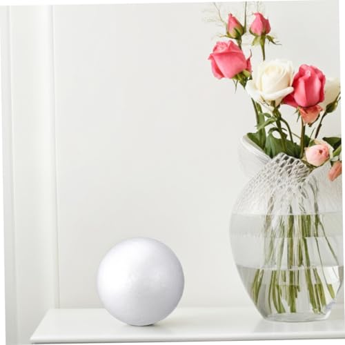 Boules en mousse ronde blanche POPETPOP support suspension accessoires vitrine - 8