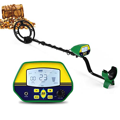 Xcmenl Professioneller Metalldetektor, hohe Genauigkeit, mit LCD-Display, drei Töne, für Erwachsene und Kinder, Erkennung von Goldmünzen, Schatzsuche Cover