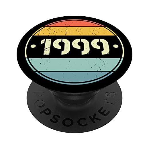 1999 Edición limitada 1999 cumpleaños Popsocket para hombres y mujeres PopSockets PopGrip Intercambiable