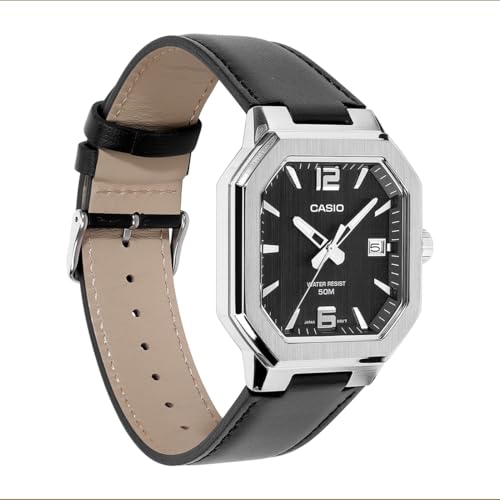 Image of Casio Enticer Men MTP-B195L-1AVDF Analog Black Watch Men (A2527)