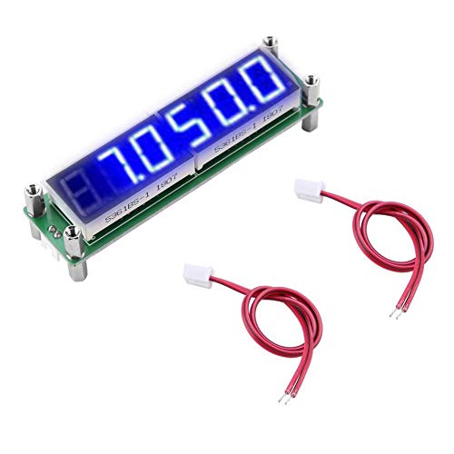 LED Display Digital Frequency Counter Generator Professional High Sensitivity Duty Cycle Adjustable Module with Measuring Range 1MHz- 1000MHz(Blue Font)