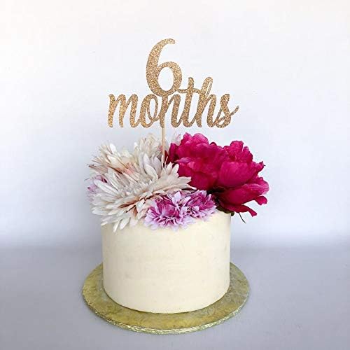 Half Birthday Half Way To One 6 Month Birthday Half Birthday Topper Half Way To One Topper 1 2 Birthday Topper Amazon Co Uk Home Kitchen