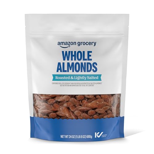 15% coupon - Amazon Roasted & Lightly Salted Almonds, 24oz