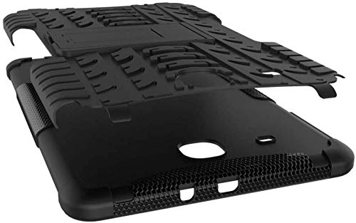 Image of MoreFit Hybrid Back Cover Case with Kickstand Wheel Pattern for Samsung Galaxy Tab E /SM-T560 / T565