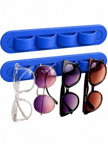 Image of Sunglasses Organizer, Wall Glasses Holder, Acrylic Sunglasses Display, Eyeglass Organizer for Multiple Glasses for Office & Home Decor, Unique Gifts for Husband, Women & Girls